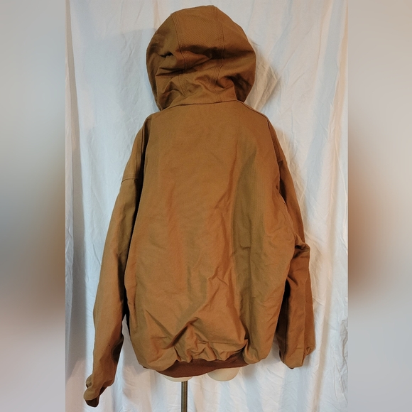 Carhartt Mens Flannel Lined Duck Active Jacket - Picture 13 of 16